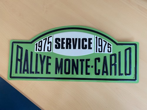 Automobilia plaque rallye - plaque,