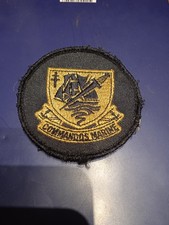 Insigne tissu commando marine