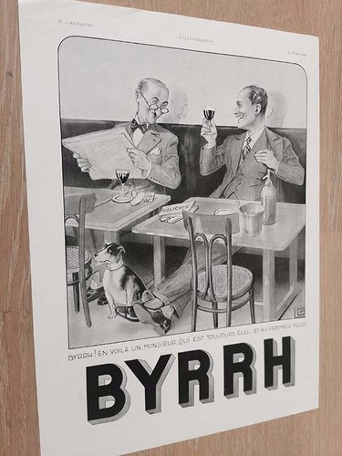 Publicité 1933 byrrh - byrrh, (drinks)