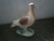 ANCIENNE TIRELIRE A CASSER PIGEON  en plâtre 