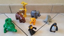 LEGO DUPLO Animaux sauvages zoo cirque : éléphant tigre crocodile ours pingouin