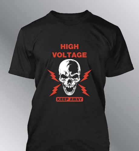 Tee shirt homme high voltage - shirt,
