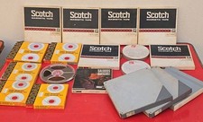Lot 21 bandes magnétiques Audio déjà Utilisées Kodak Scotch  Agfa 