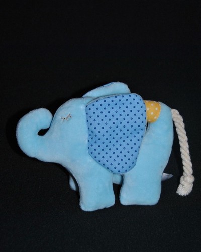 Peluche doudou elephant hochet - elephant,