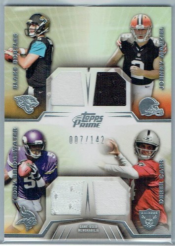 2014 topps prime quad combo - 2014,
