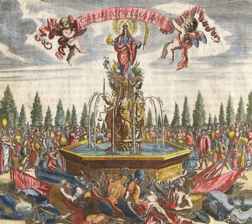 1662 rare gravure - 1662, de