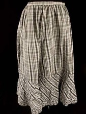 Jupe En Coton À Carreaux