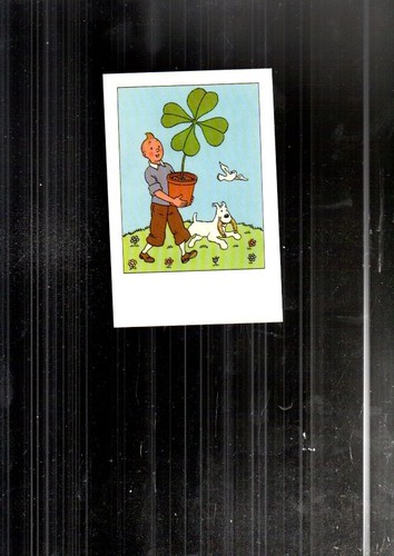 Carte postale ancien tintin - carte,
