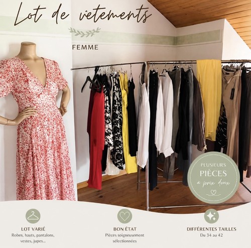 Lot vêtements - de,