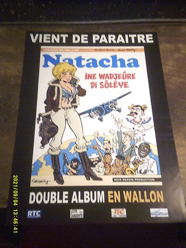 Walthery affiche natacha - walthery,