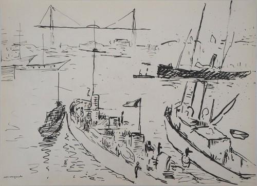 Albert marquet lithograph - albert,