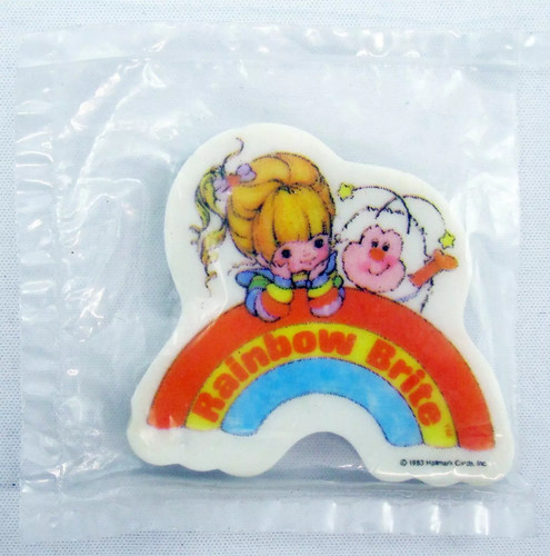 Rainbow brite eraser gomme - eraser,