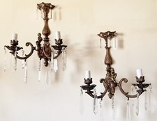 Ancienne paire d'appliques 2