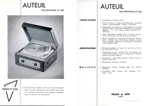 Publicité électrophone