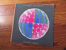 MAURICE HENRY MAQUETTE GOUACHE ORIGINALE POUR POCHETTE DISQUE