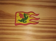 LEGO 1 drapeau dragon en tissu