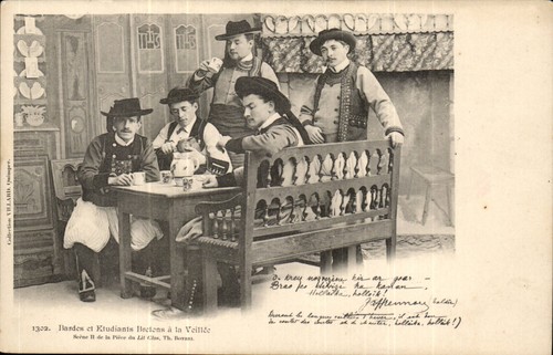 Bardes etudiants bretons à - et,