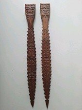 Sculpture Bois tiki polynésie Statue Iles Du Pacifique, Marquise. Art Oceanien 