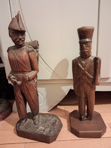 Sculpture bois soldat - 2,