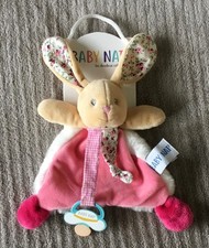 Doudou Lapin attache sucette