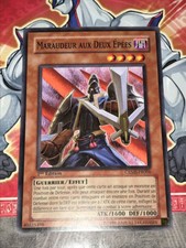 Carte YU GI OH MARAUDEUR AUX DEUX EPEES CRMS-FR006 x 3