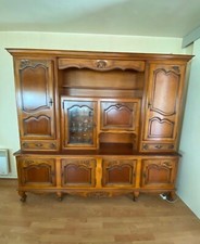 Vaisselier - Buffet avec bar en merisier