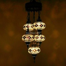 Lustre plafonnier suspendu en