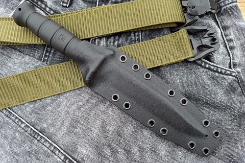 Custom black kydex - , sheath