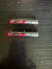 2 LOGOS PEUGEOT GT-LINE INSIGNE SIGLE MONOGRAMME EMBLEME  208 ref: 1613500380