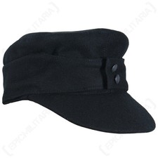 WW2 Allemand Panzer M43 Cap De Champ - Repro Noir Soleil Chapeau Uniforme