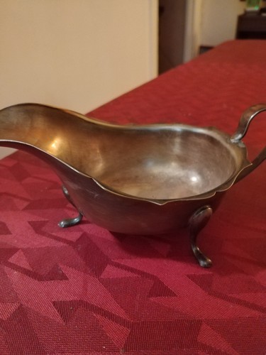 Saucière métal argenté epns - saucière,