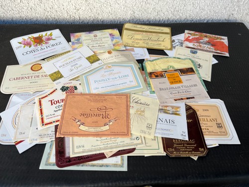 Lot étiquettes vin - lot,