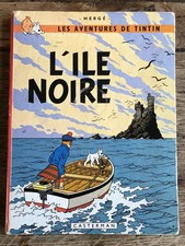 Hergé tintin île noire - l'île,