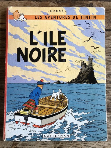 Hergé tintin île noire - l'île,