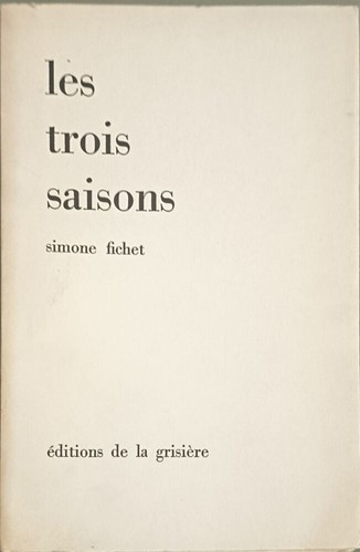 Les trois saisons dédicacé