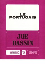 Partition cht pn acc gt GF 1970 - Joe DASSIN - Le portugais