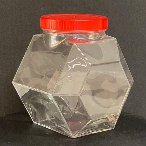 Bocal hexagonal pour bonbons - bocal,