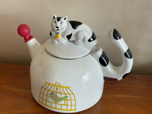Bouilloire vintage forme chat - bouilloire,