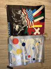 Lot 2 Affiche Poster Ski Rossignol Dynamic Skis Skiing Race World Cup Dardelet