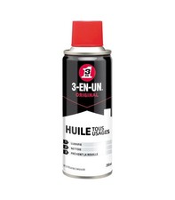 Huile 3 en 1  Produit Multifonction – Aérosol 200 ml - Lubrifiant - Degrippant