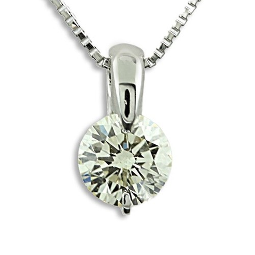 Luxe pendentif solitaire - pendentif,