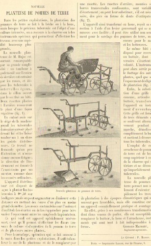 Article presse planteuse de - presse,