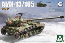 Takom TAK2062 - 1:35 Char Léger Français AMX-13/105 2 En 1 - Neuf