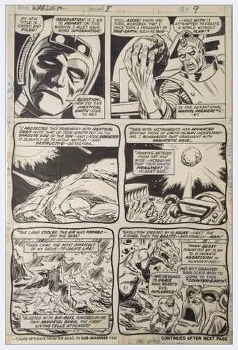 Planche originale comics power - planche,