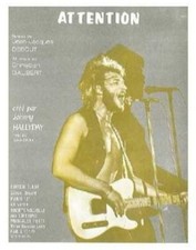 Partition Johnny Hallyday "Attention"