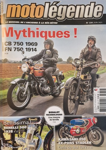 Moto légende 334 mythiques - lÉgende,
