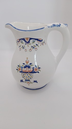 Pichet faïence décor - faïence, peint