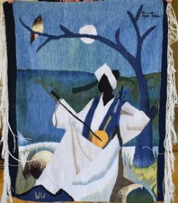 Tapisserie égyptienne tissée à la main, suspension murale - Égypte - textile ...