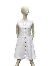 Courreges Vintage White Dress Size 40 / US 8 - M