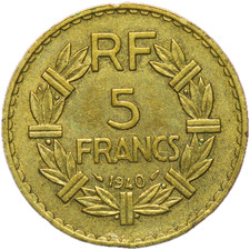 #17623 - 5 francs 1940